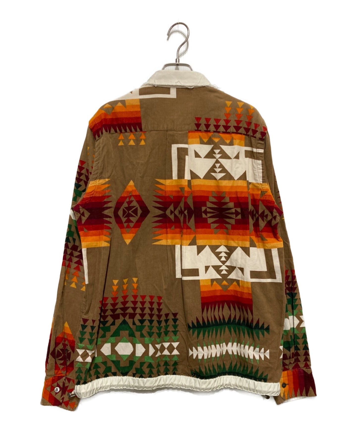 Sacai Native Pattern Corduroy 셔츠 19-01881m