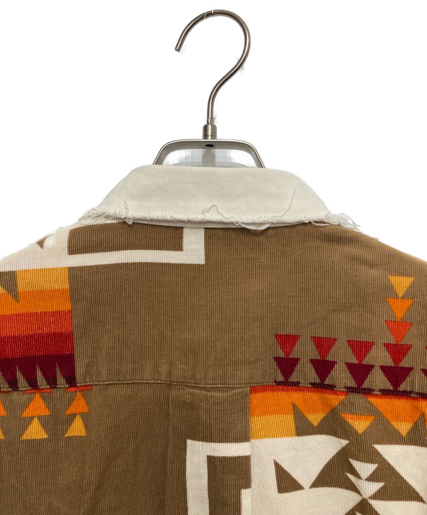 [Pre-owned] sacai Native Pattern Corduroy Shirt 19-01881M