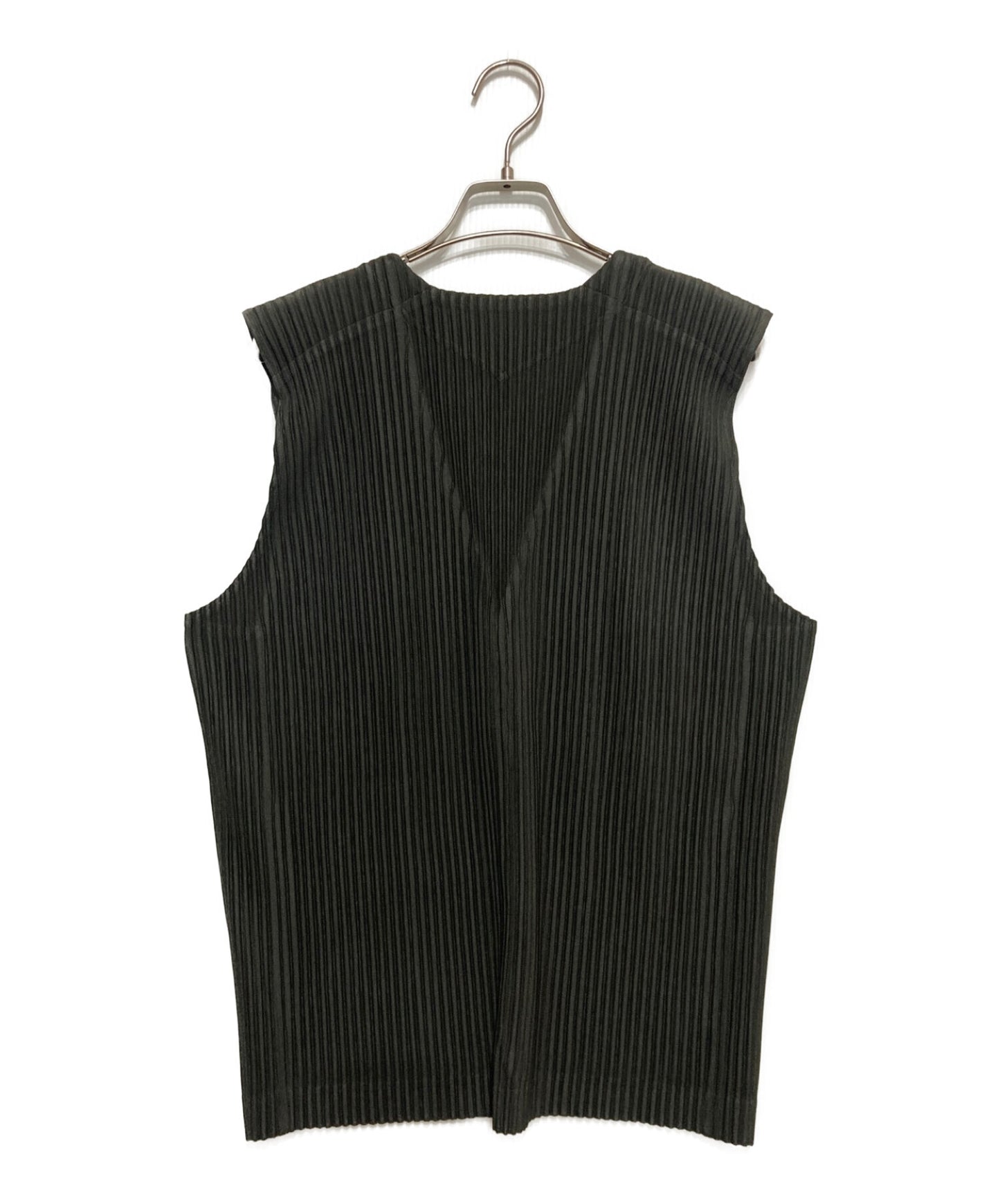 [Pre-owned] HOMME PLISSE ISSEY MIYAKE Snap Button Pleated Vest HP68-JE011