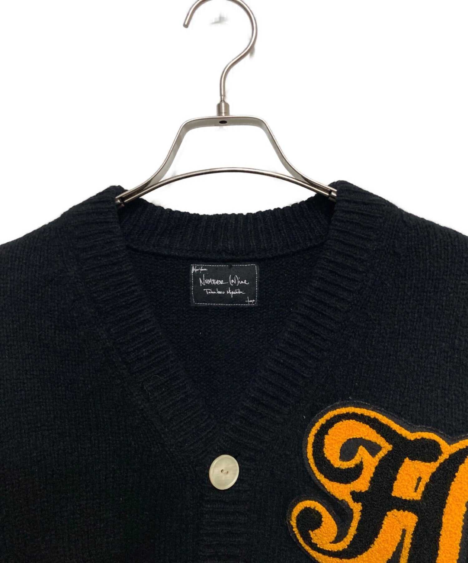 NUMBER (N)INE Cardigan with embroidered badge | Archive Factory