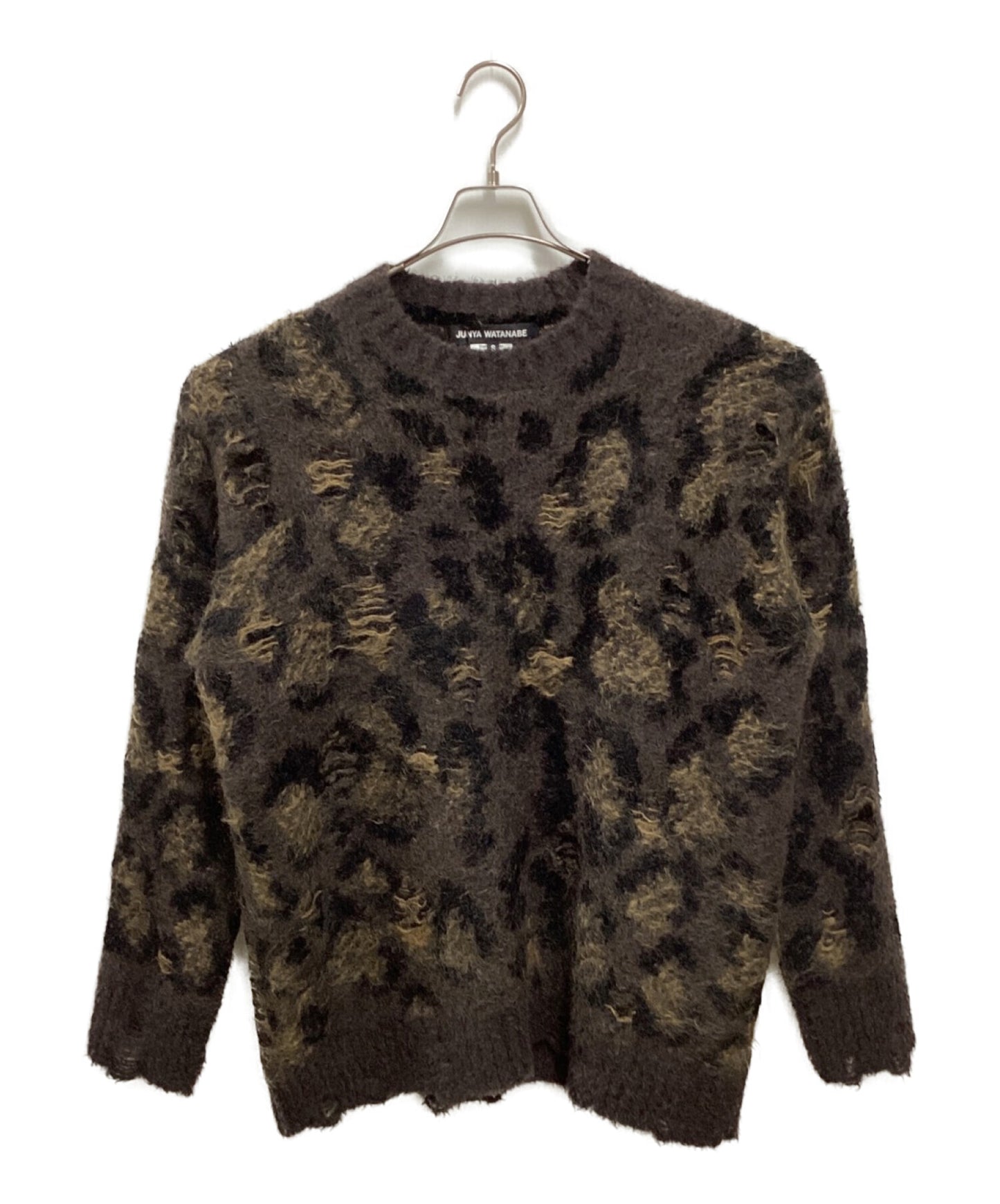 [Pre-owned] JUNYA WATANABE COMME des GARCONS Leopard Damaged Knit JJ-N014