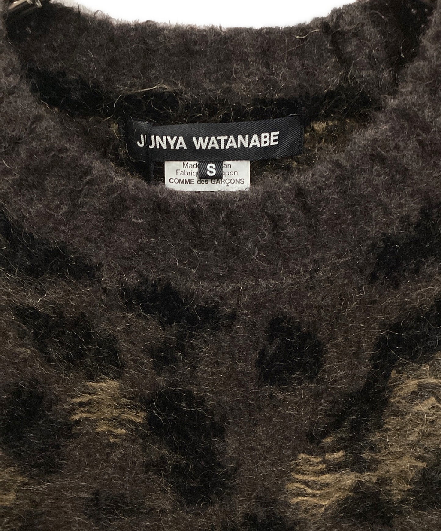 [Pre-owned] JUNYA WATANABE COMME des GARCONS Leopard Damaged Knit JJ-N014