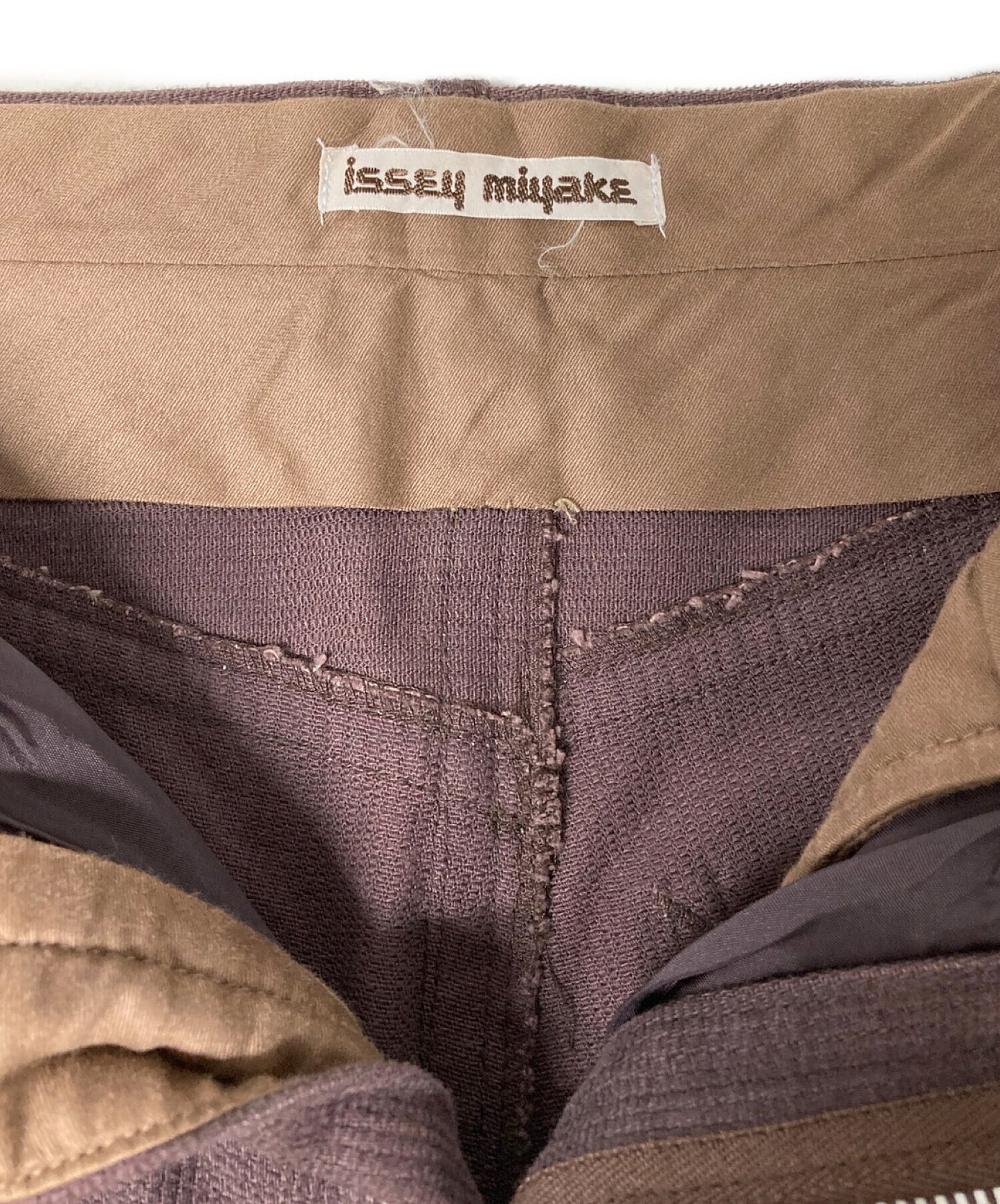 Issey Miyake二手]棉线裤LG43469
