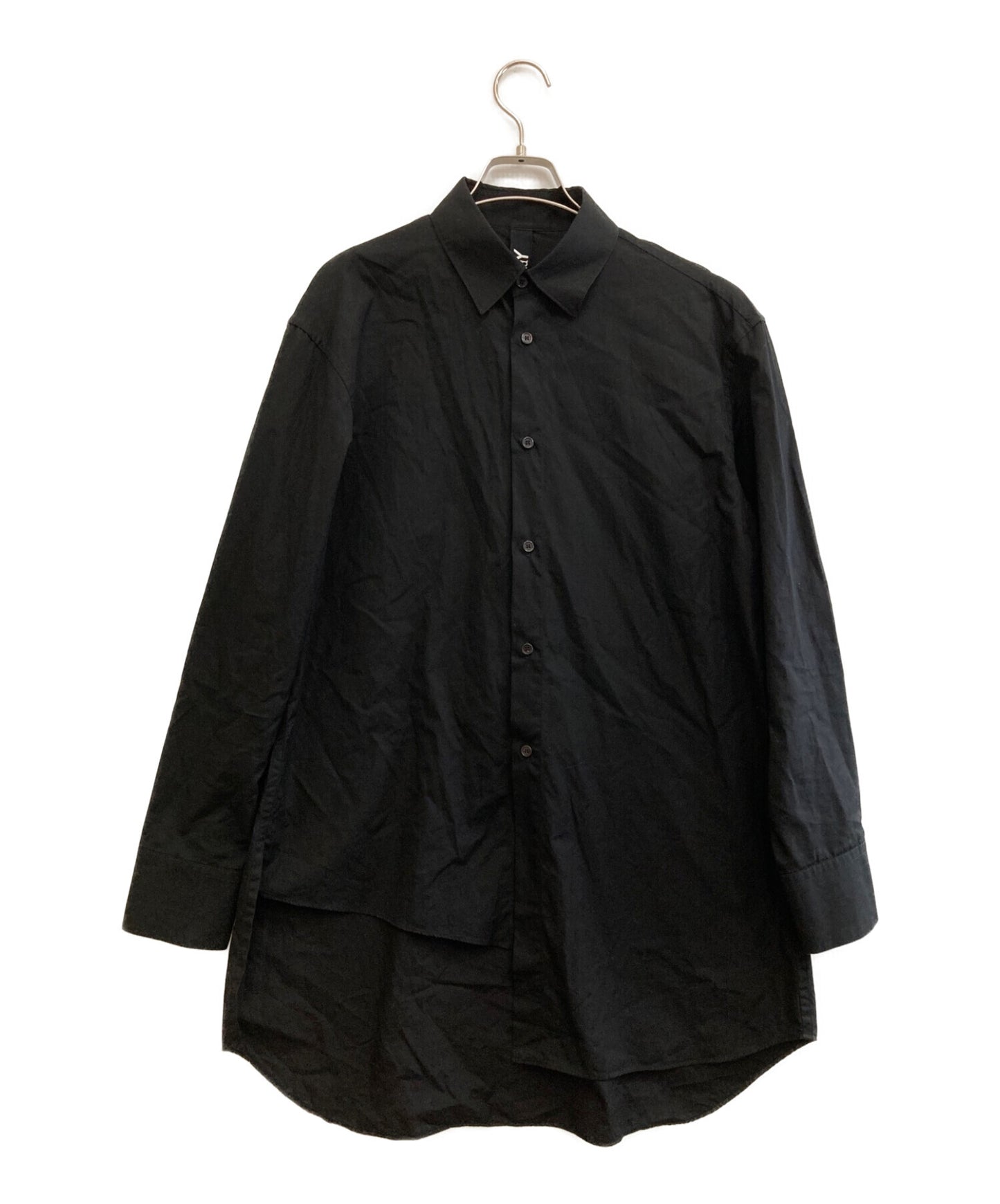[Pre-owned] GROUND Y Broad Asymmetrical Shirt GA-B01-001