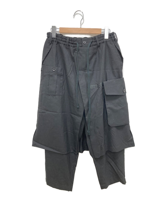 [Pre-owned] GROUND Y Back Tape Wrap Pants GR-P22-100