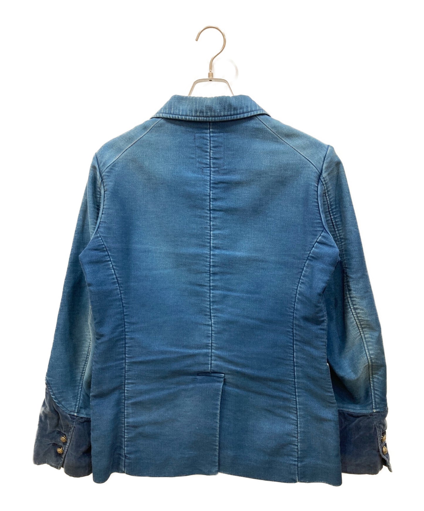Visvim 13A/W F.I.L独家Potomac JKT DMGD Moleskin Moleskin Vintage Processed Potomac Jacket Indigo切换