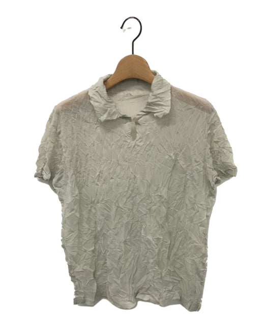 ISSEY MIYAKE WRIKRINKE SHIRT / เสื้อเชิ้ตแขนสั้น MM01FJ027