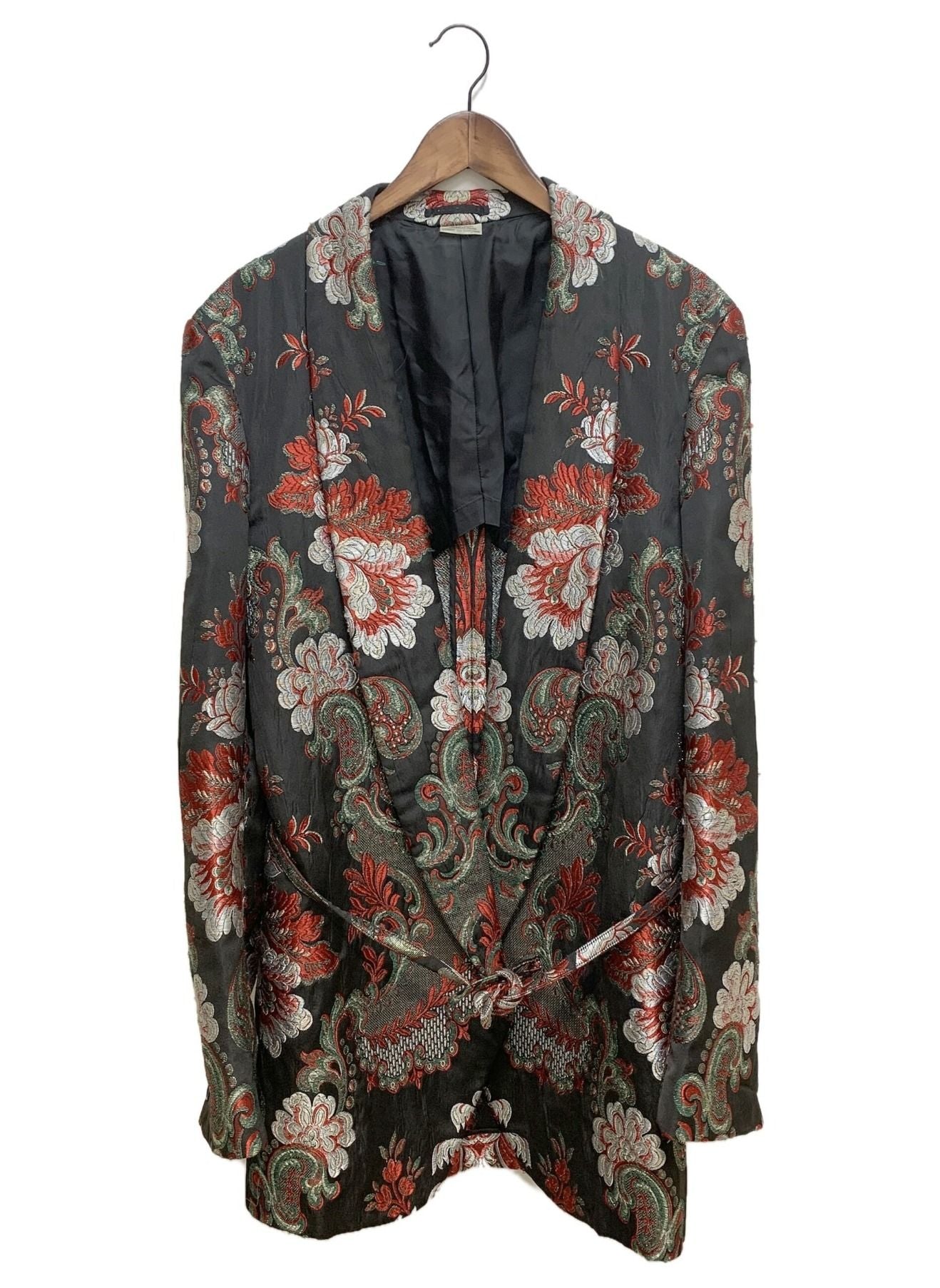 [Pre-owned] COMME des GARCONS HOMME PLUS finding beauty in the dark Embroidery Long Jacket AD2019