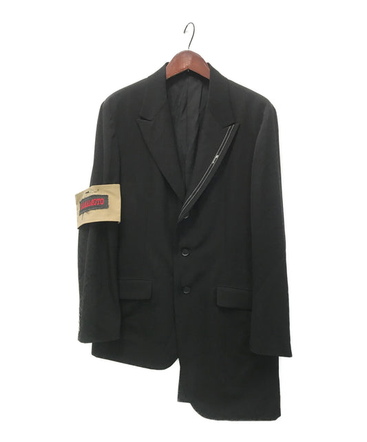 [Pre-owned] Yohji Yamamoto Pour Homme Jacket with left lapel ear HR-J50-143