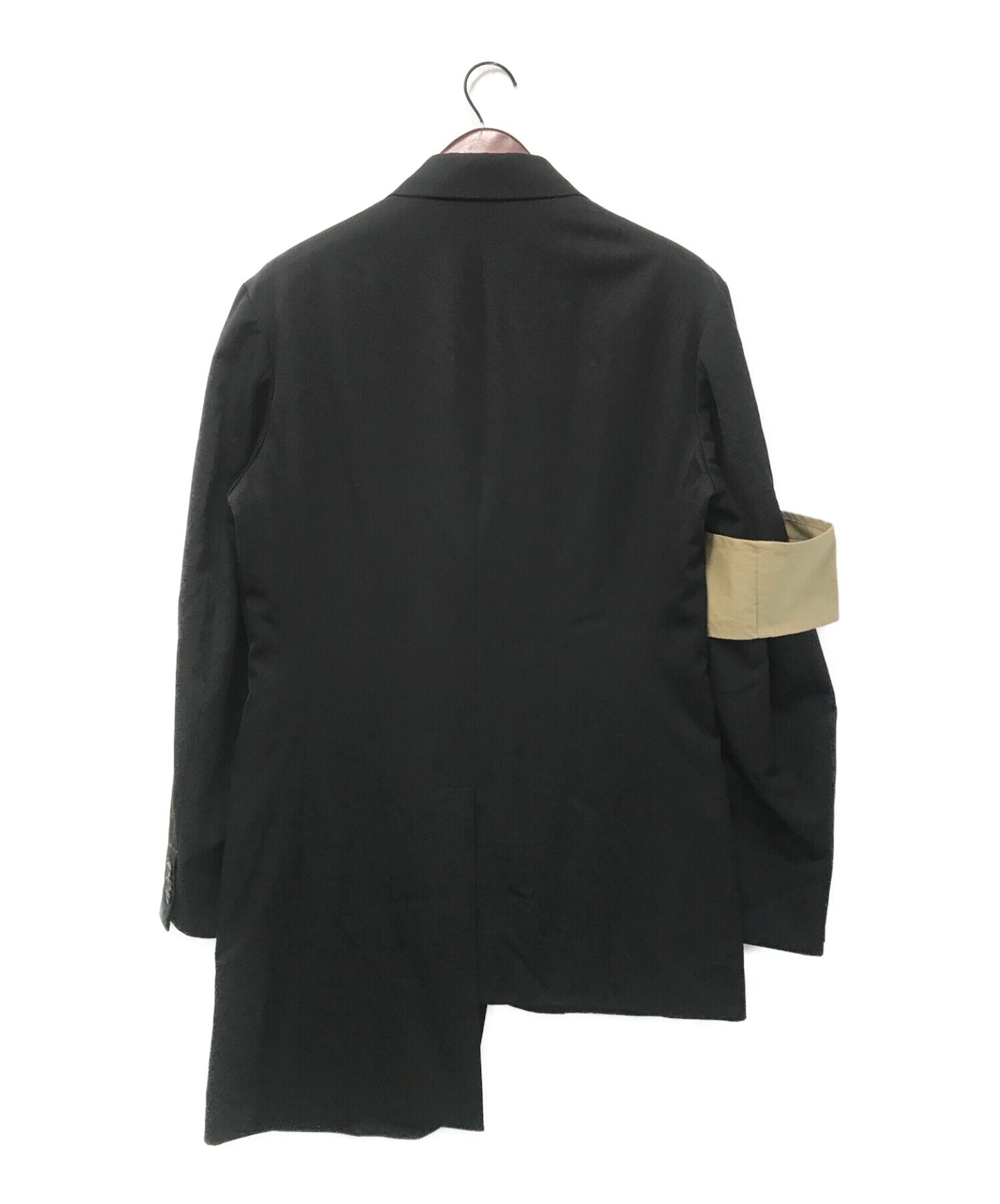 [Pre-owned] Yohji Yamamoto Pour Homme Jacket with left lapel ear HR-J50-143