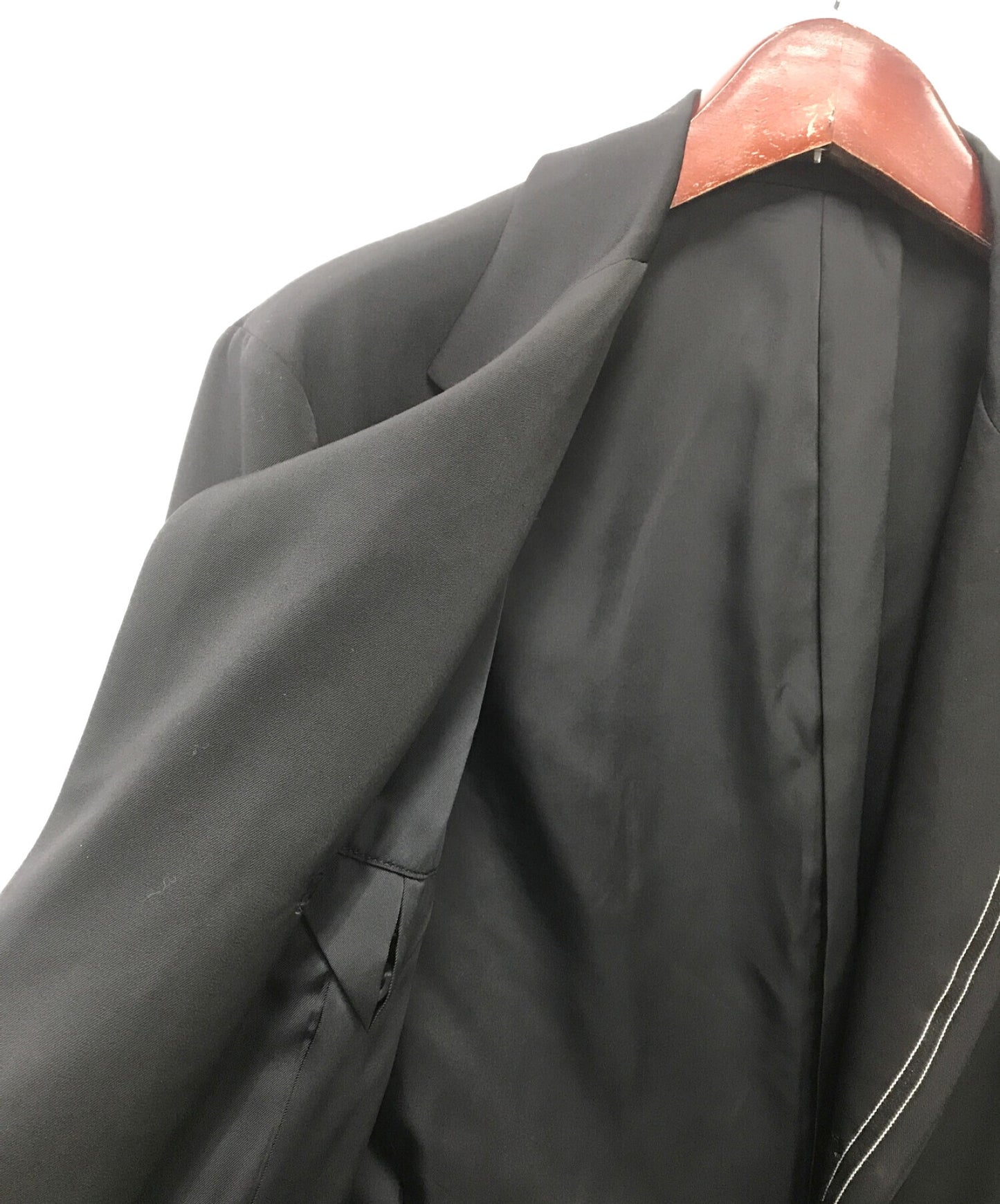 Yohji Yamamoto Pour Homme Jacket搭配左翻领EAR HR-J50-143