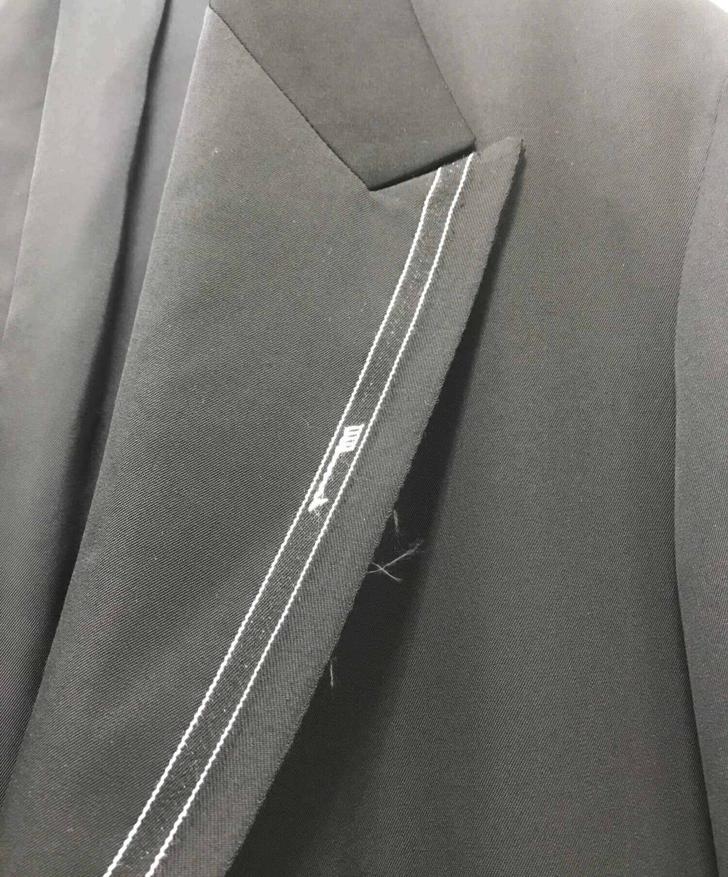 [Pre-owned] Yohji Yamamoto Pour Homme Jacket with left lapel ear HR-J50-143