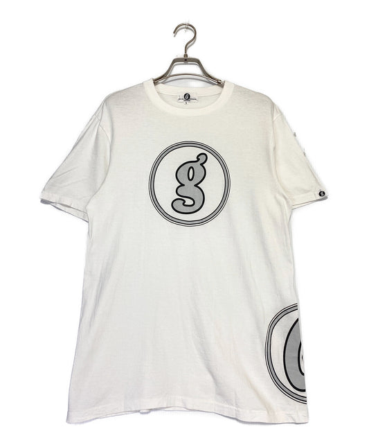 [Pre-owned] GOOD ENOUGH Circle Logo Reprint T-Shirt White× Gray