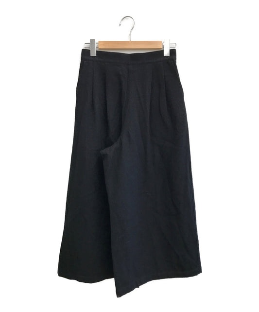 Tricot Comme des garcons กางเกงผ้าขนสัตว์กว้าง / กางเกงผ้าขนสัตว์ / กางเกงกว้าง / กางเกง / กางเกงเงาเหนือกางเกง / กางเกงทรงหลวมกว้าง TD-P015