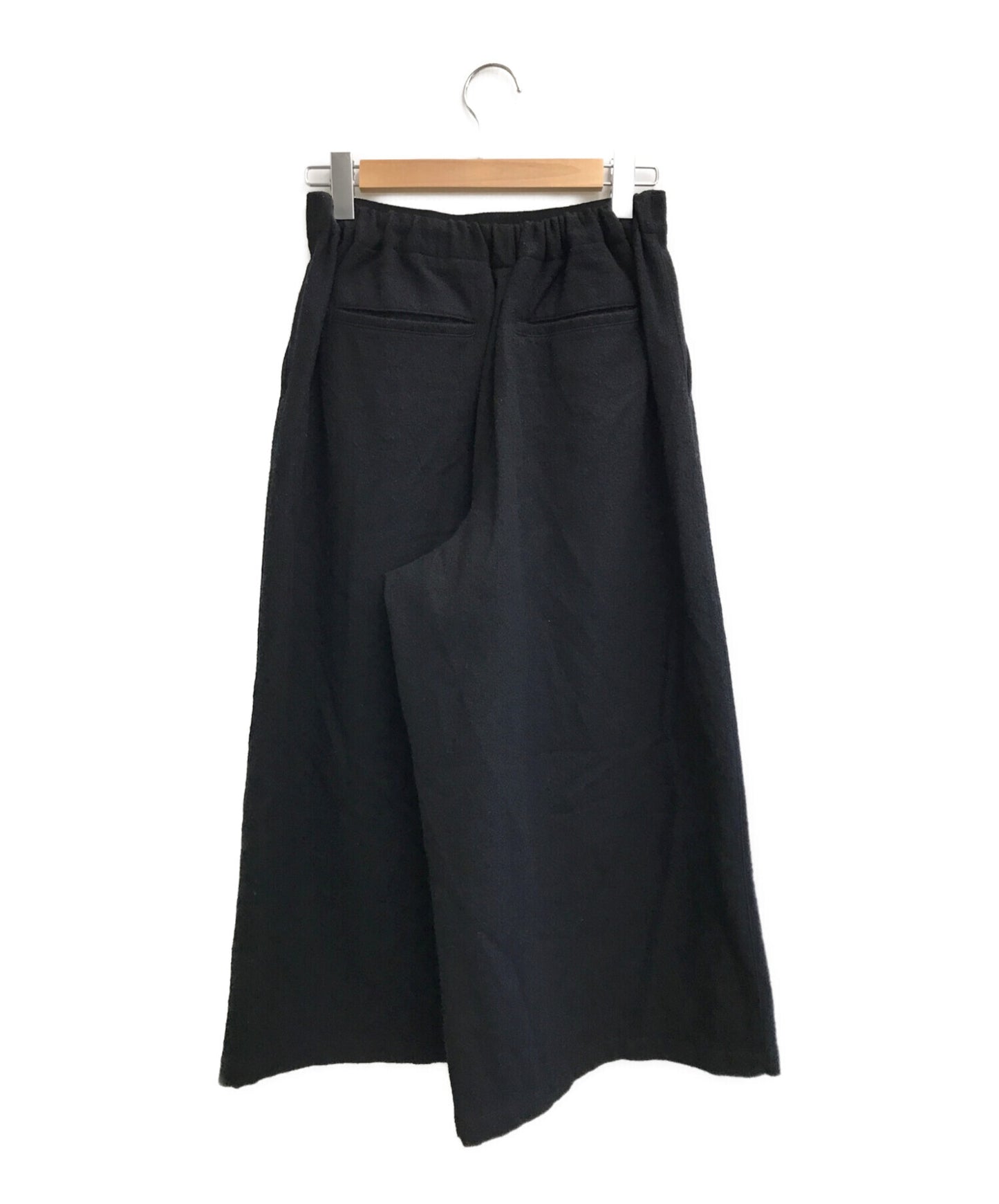 Tricot Comme des garcons กางเกงผ้าขนสัตว์กว้าง / กางเกงผ้าขนสัตว์ / กางเกงกว้าง / กางเกง / กางเกงเงาเหนือกางเกง / กางเกงทรงหลวมกว้าง TD-P015