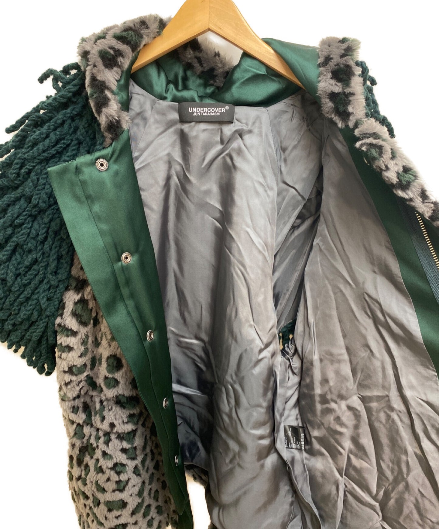 Undercover 20AW Leopard Fur Coat UCZ1002-2