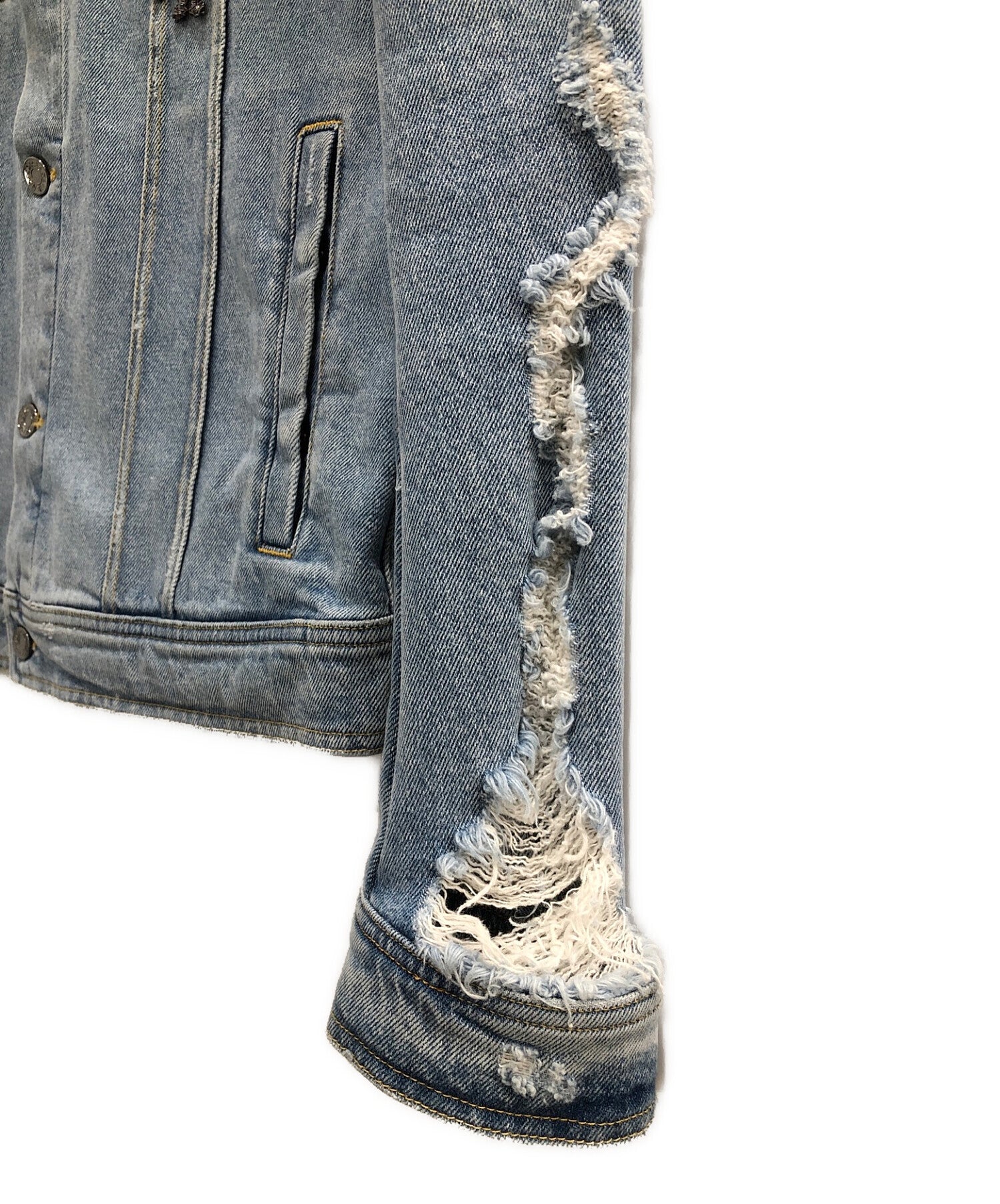 DOLCE & GABBANA Damaged denim jacket G9JC2Z | Archive Factory