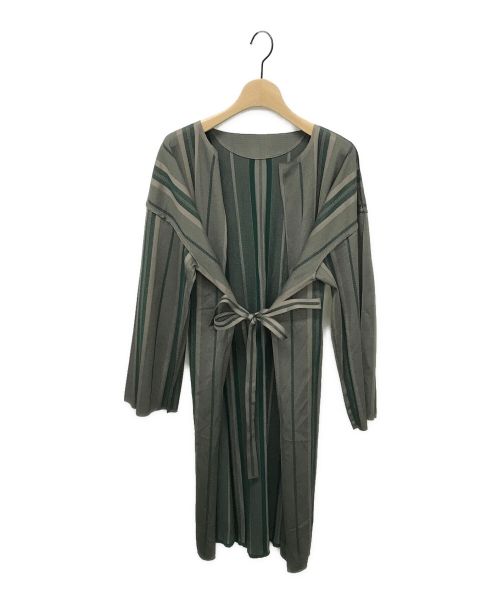 [Pre-owned] PLEATS PLEASE Long Cardigan / Buttonless Cardigan PP93LA952