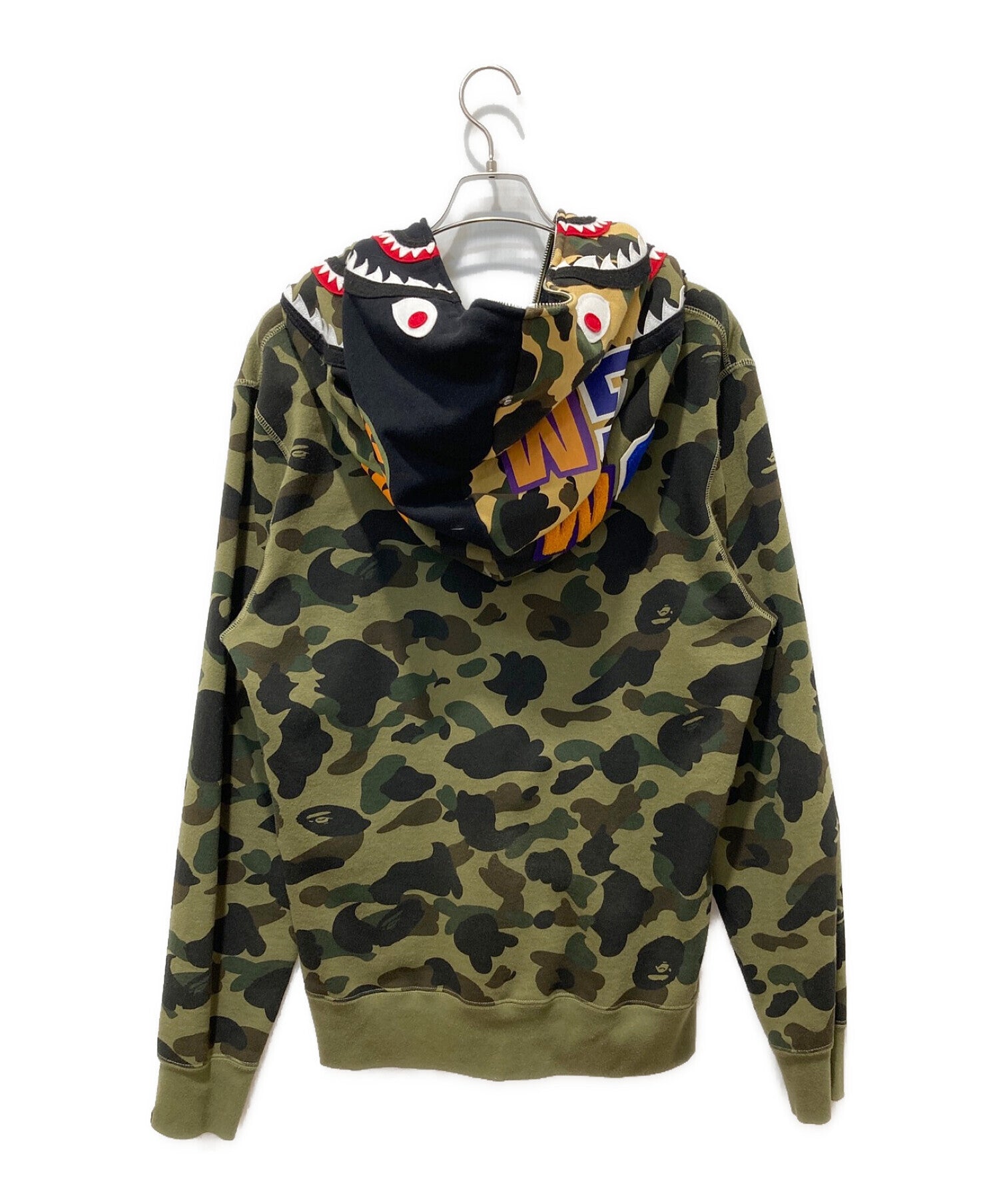 A BATHING APE First Camo Shark Full Zip Hoodie 001zph201013x