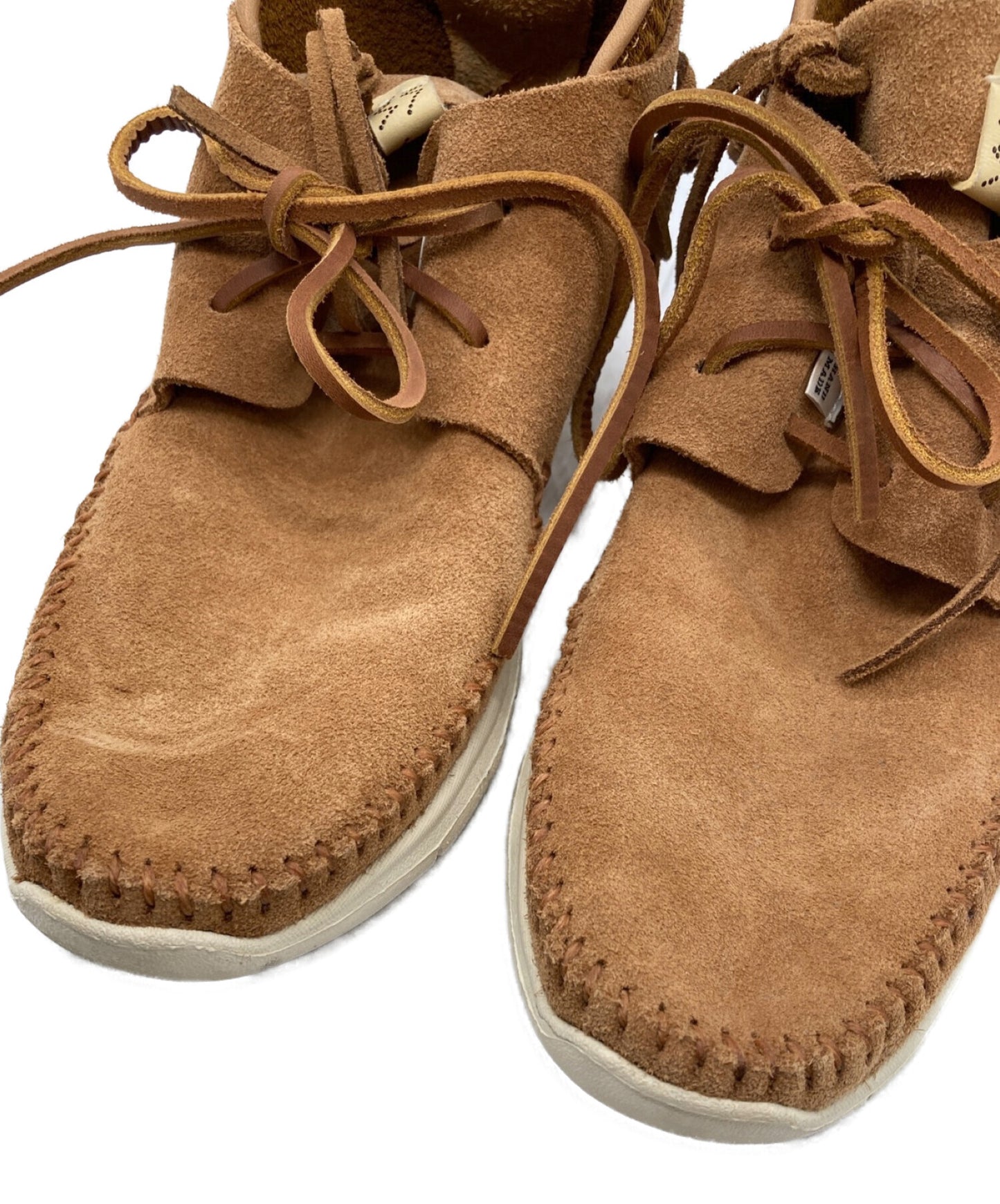 Visvim Ute MOC Trainer hi-folk/รองเท้าผ้าใบ/รองเท้าหนังที่ตัดสูง