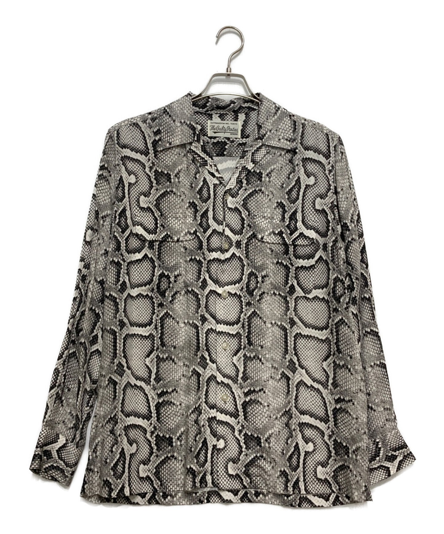 WACKO MARIA PYTHON OPEN COLLAR SHIRT | Archive Factory