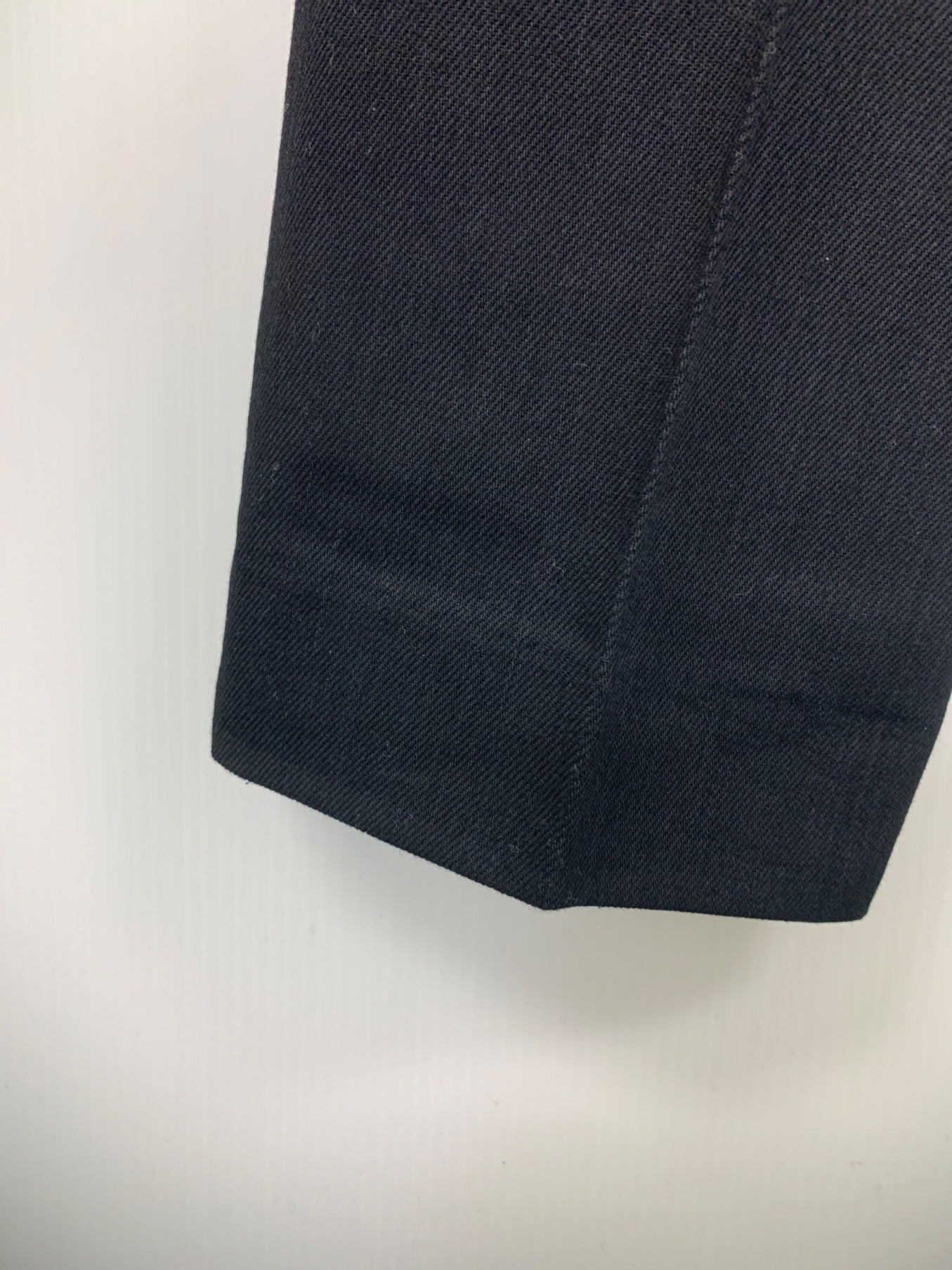 กฎระเบียบ yohji yamamoto กางเกงเรียวผ้าขนสัตว์ผสม / กางเกงที่ซ่อนอยู่ FK-P56-115-1A
