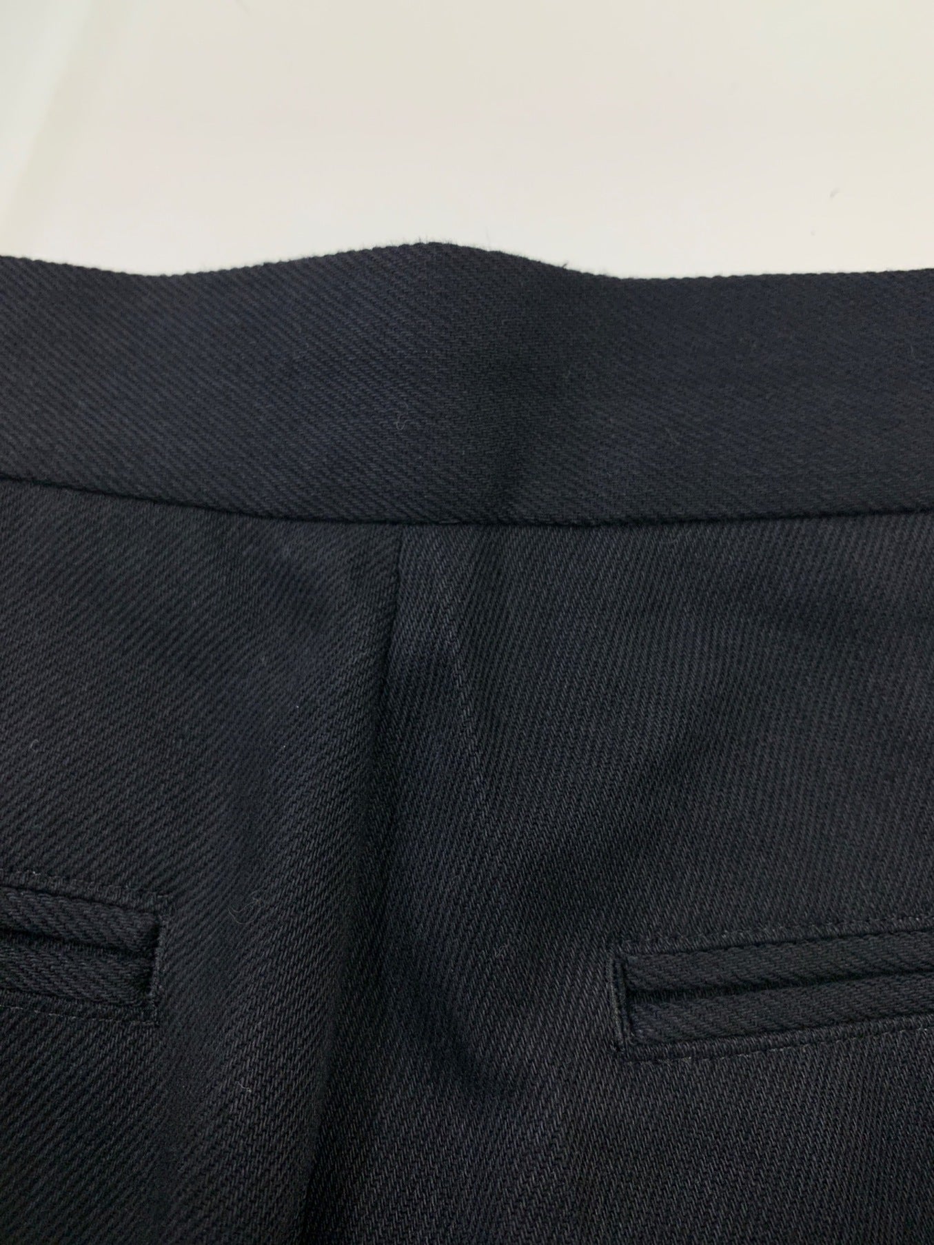 調節Yohji Yahji Yamamoto羊毛混合錐形褲子 /塞褲子FK-P56-115-1A