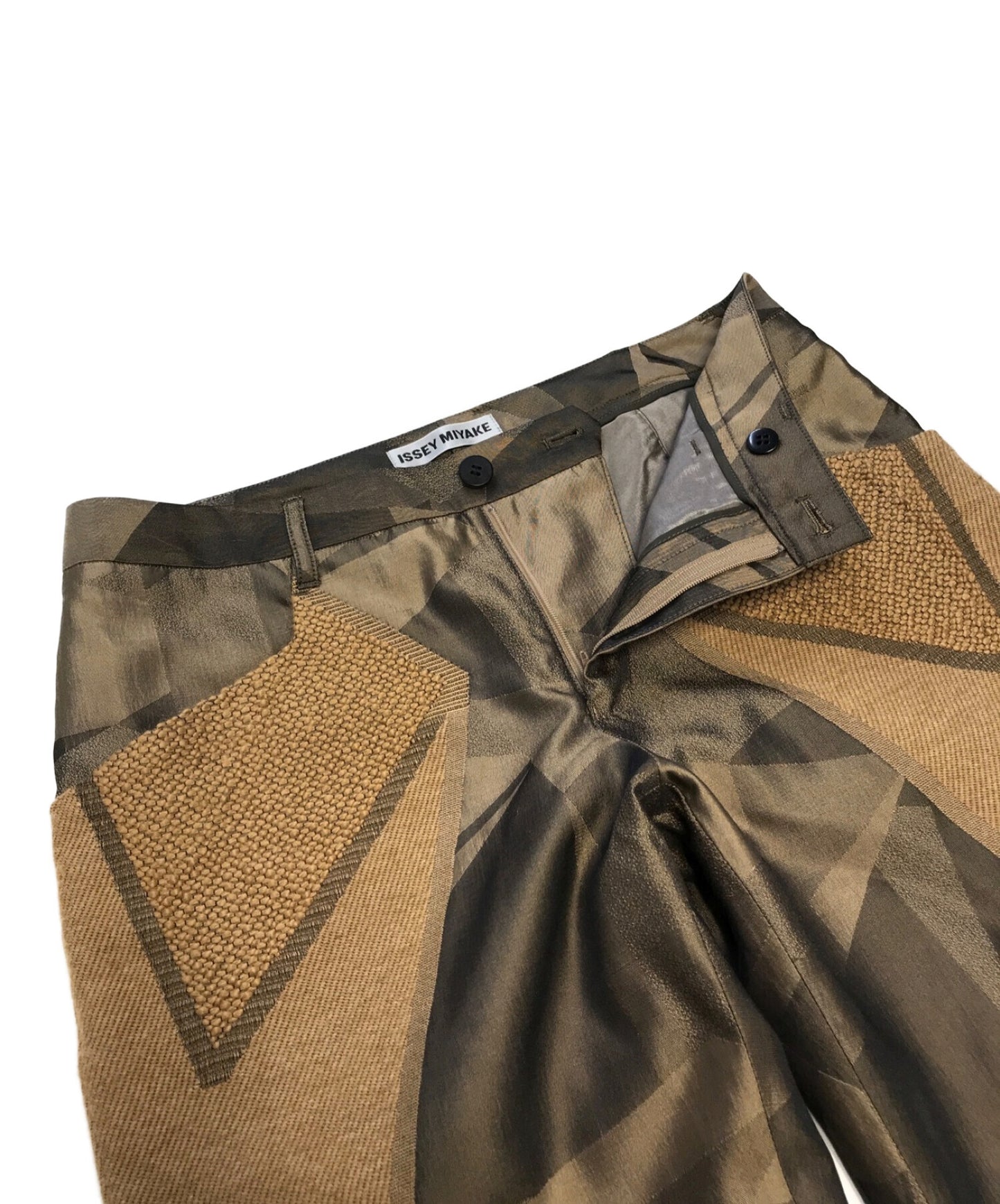 [Pre-owned] ISSEY MIYAKE geometrical pants IM23FF503