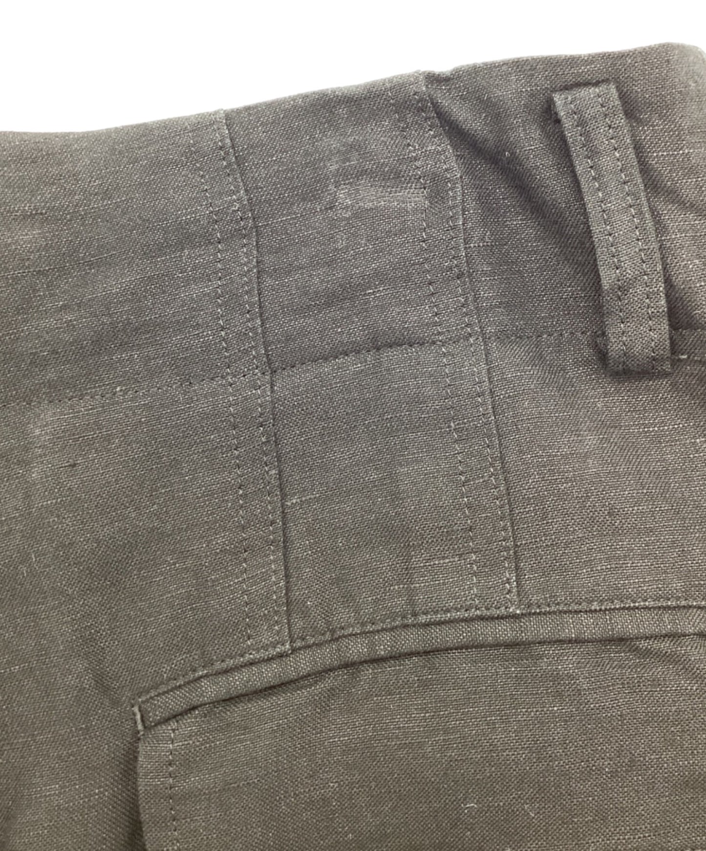 [Pre-owned] Y's Linen blend tuck wide pants