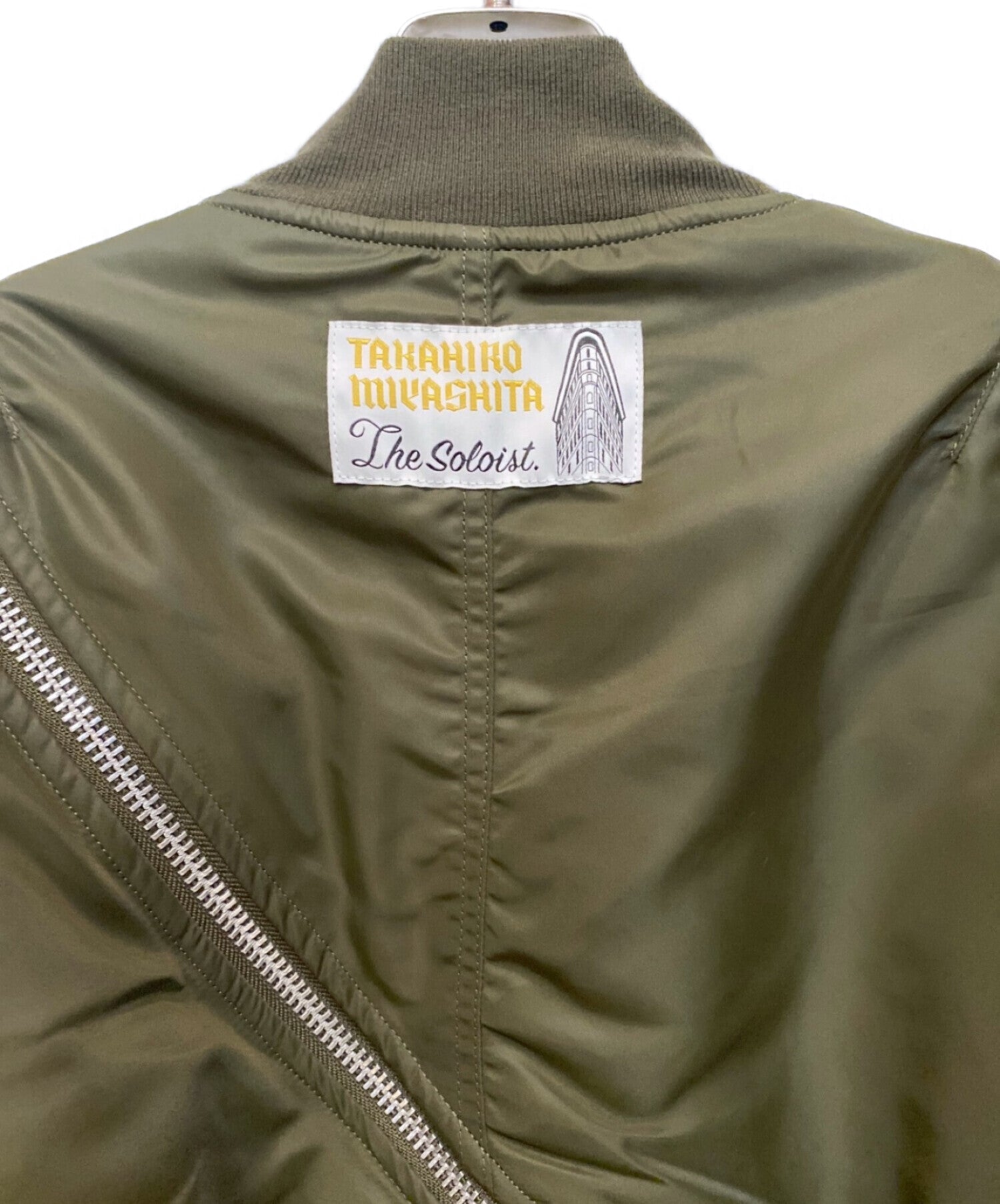 TAKAHIROMIYASHITA TheSoloIst. 22AW/Double Zip Balloon Shaped Bomber Jacket  sj.0014AW22