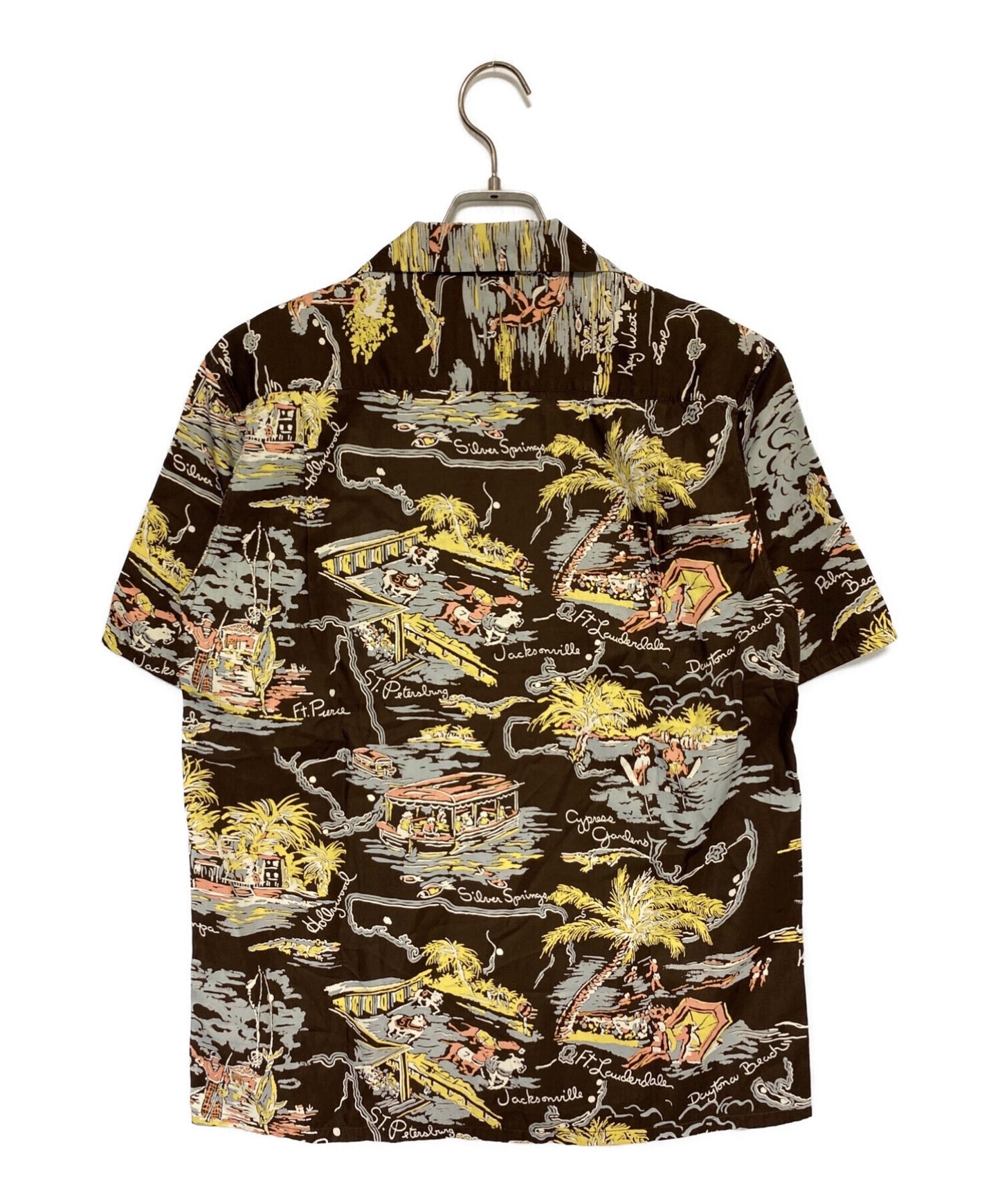 [Pre-owned] VISVIM DUKE SHIRT SUNSHINE S/S (Duke Shirt Sunshine Short Sleeve Shirt) 0115105011013