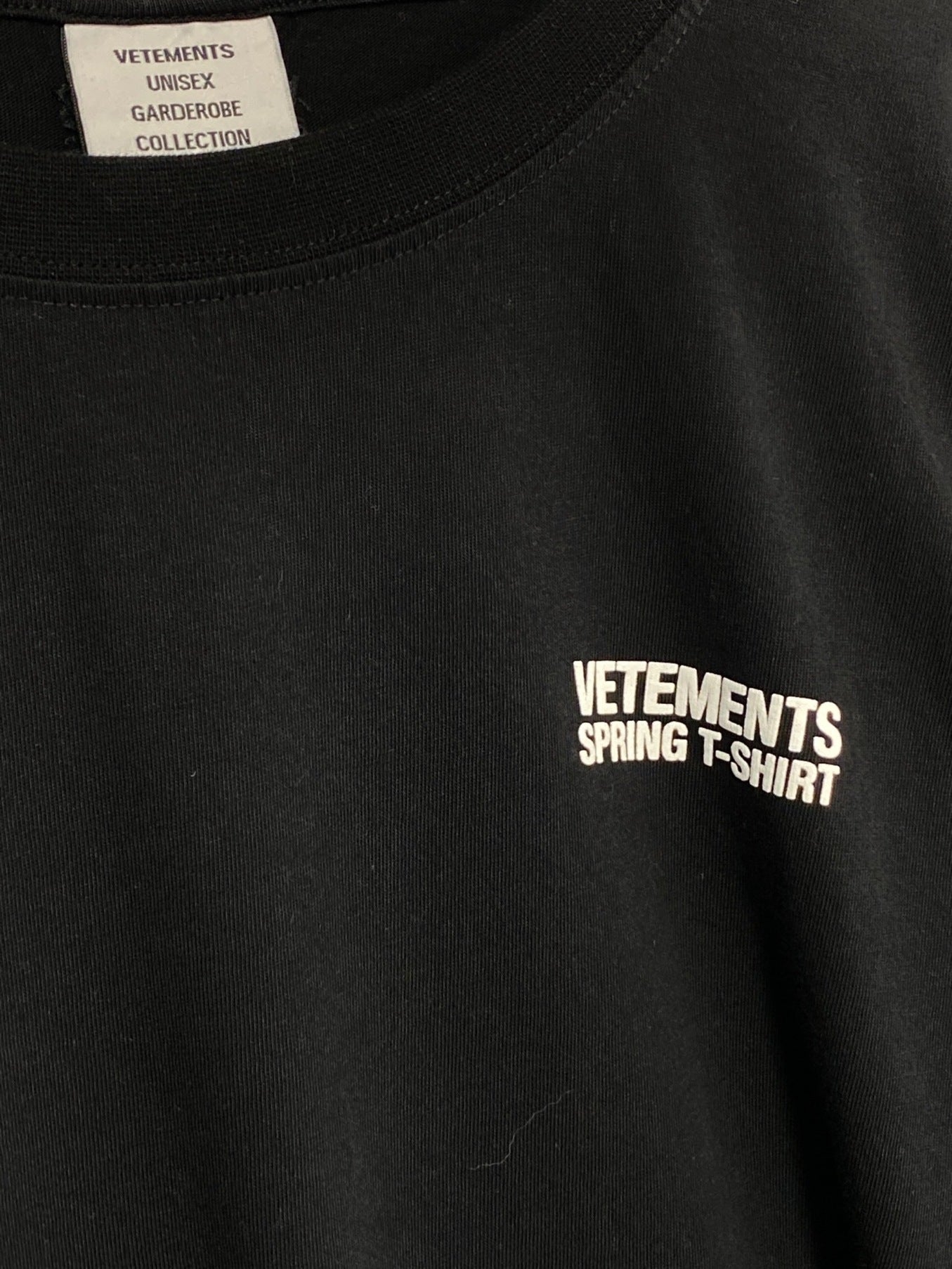Vetements x Four Seasons Limited Spring 티셔츠