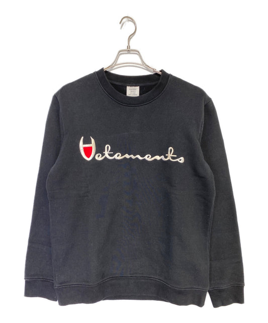 VETEMENTS 16SS徽标CREWNECK MS16TP25