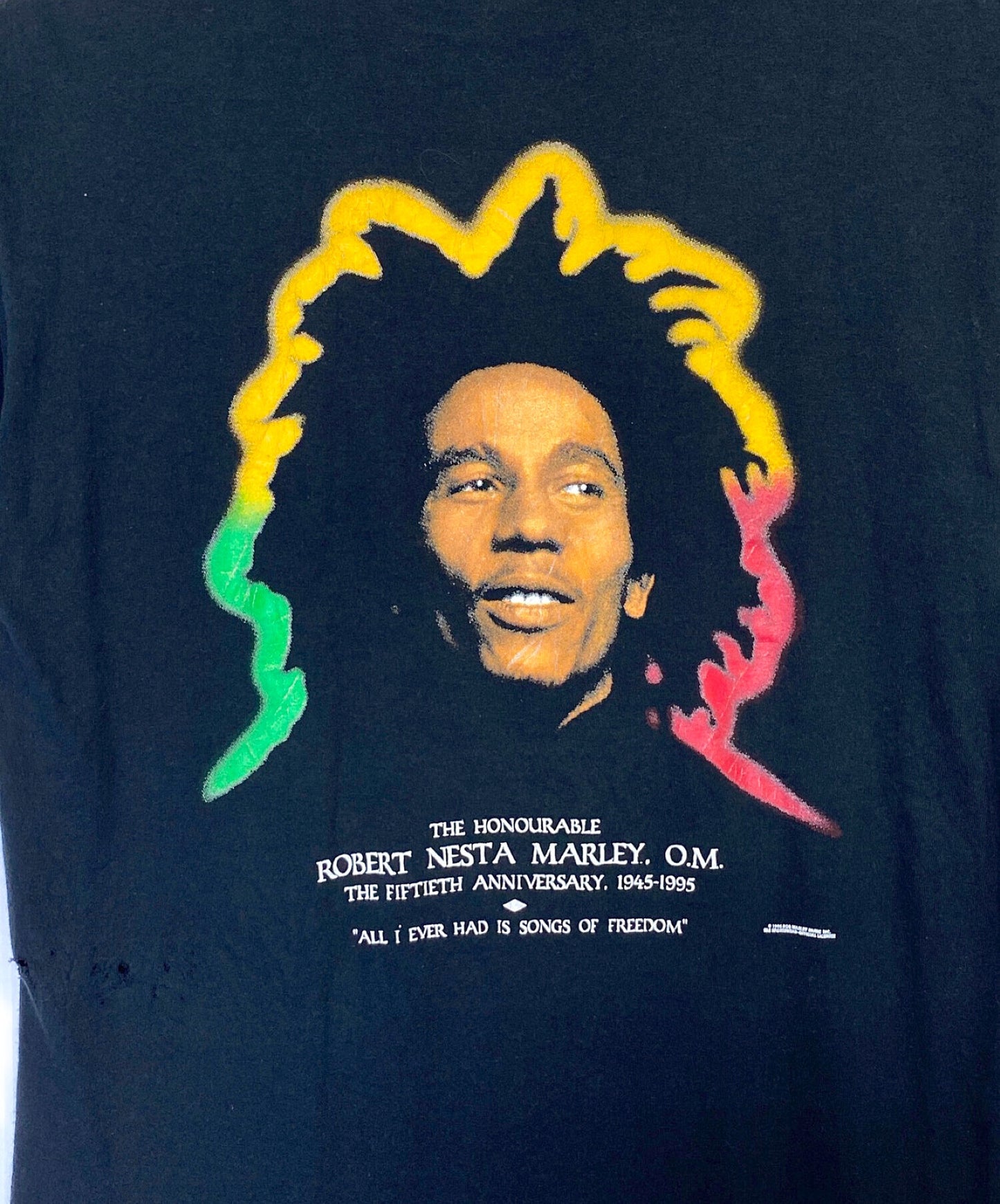 [Pre-owned] BOB MARLEY 90s Bob Marley T-shirt