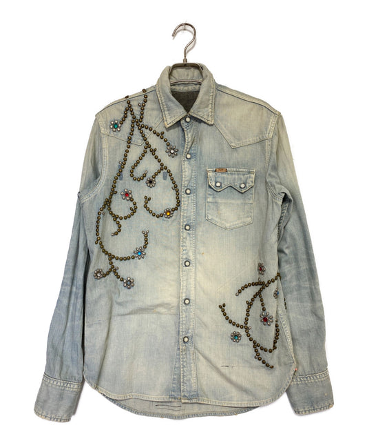 [Pre-owned] KAPITAL Studded denim shirt