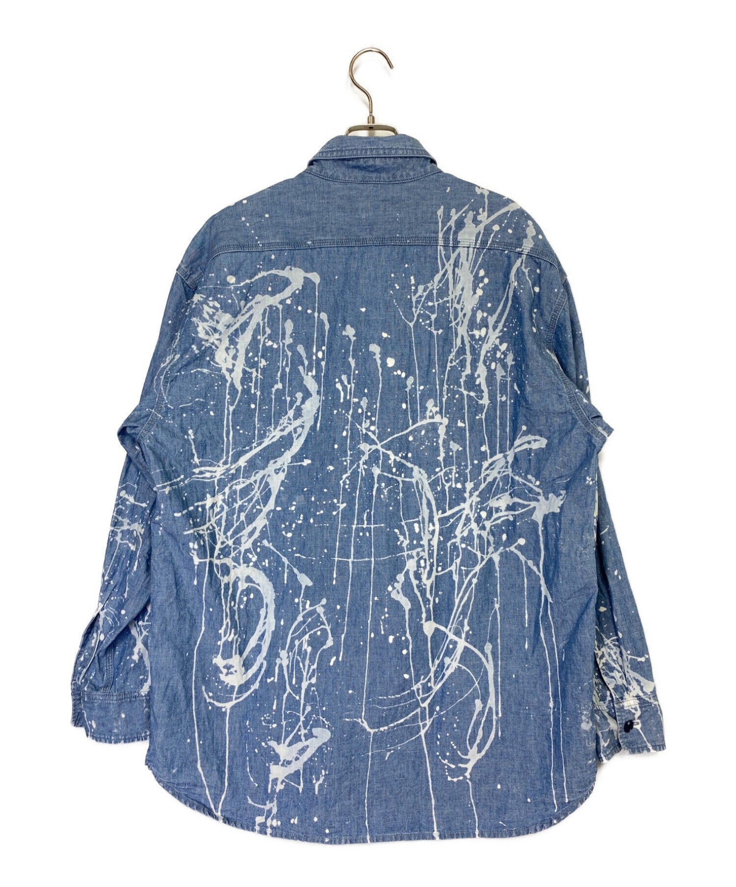 NEIGHBORHOOD BLEACH CHAMBRAY SH LS . CO 22AW Fall/Winter