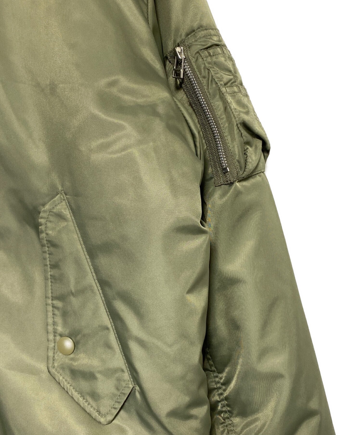 STUSSY CDG 40周年　MA-1ジャケット オリーブグリーン STUSSY CDGコラボ MA-1ジャケット オリーブ