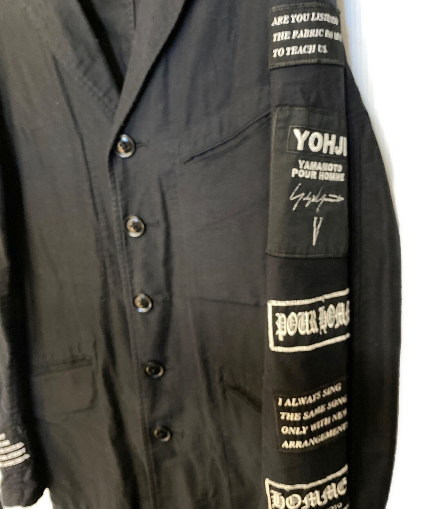 Yohji Yamamoto Pour Homme เลือกแจ็คเก็ตยาว HD-J13-002