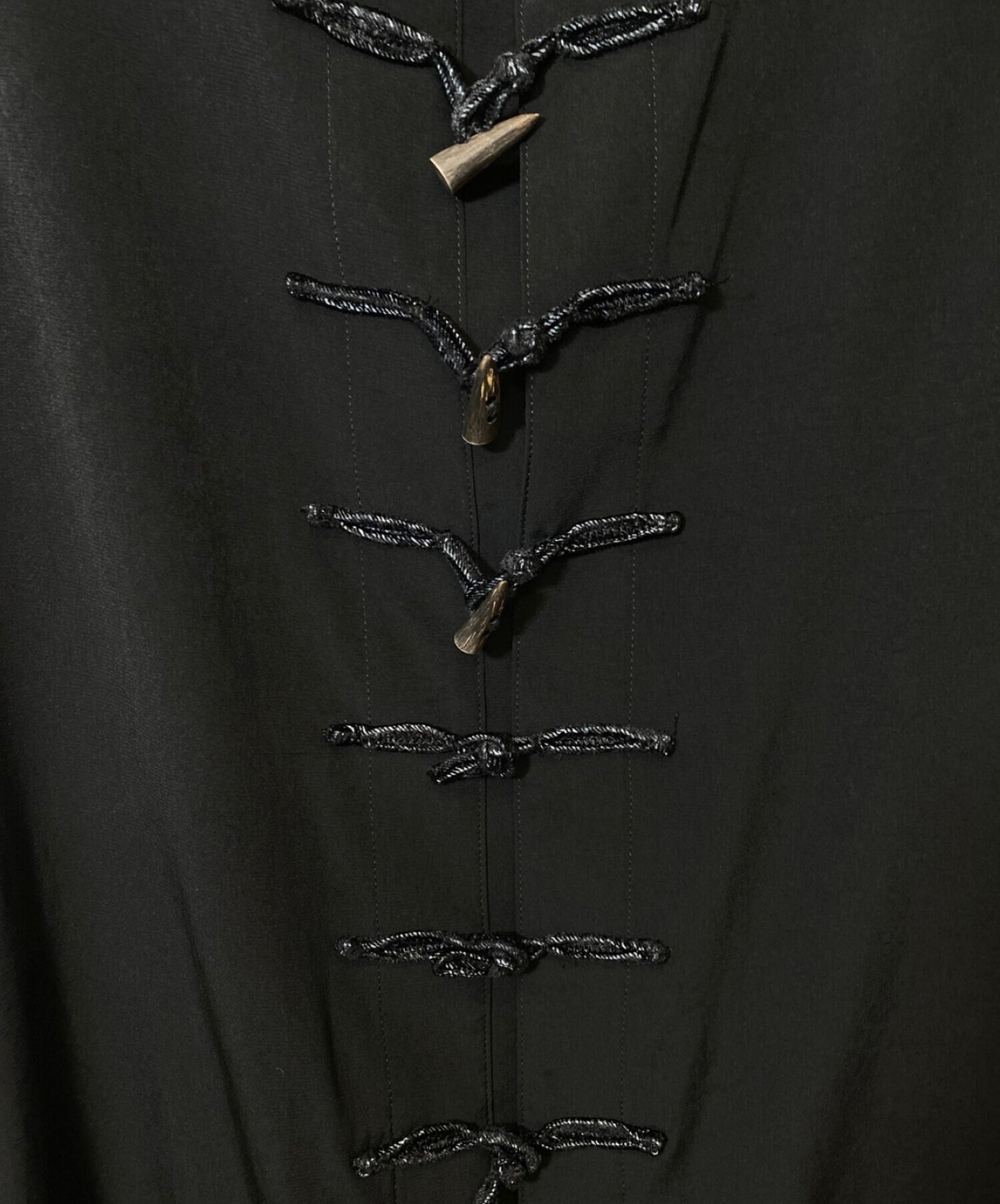 [Pre-owned] Yohji Yamamoto pour homme Long Blouse with Chinese Buttons HN-B38-500
