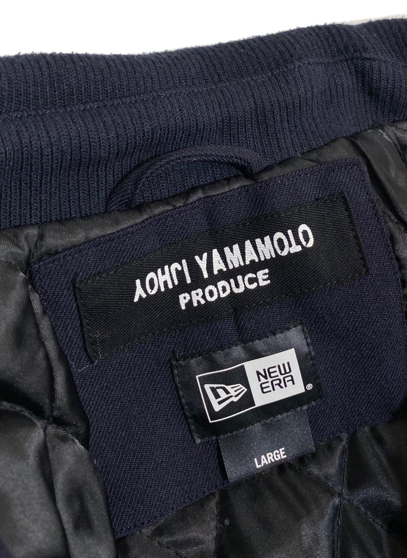 Yohji Yamamoto Pour Homme签名徽标羊毛教练夹克HR-Y 30-145