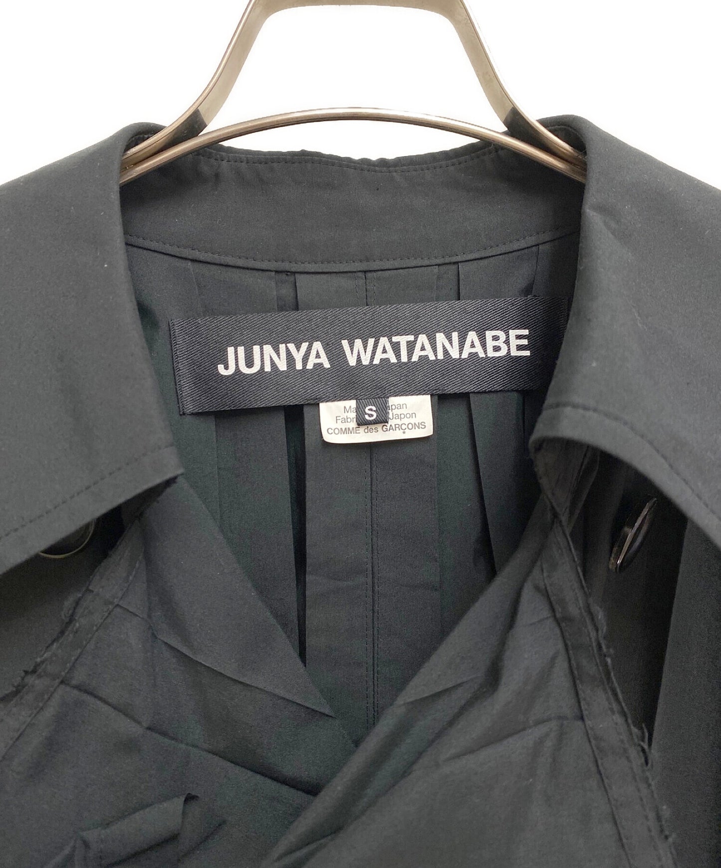 Junya Watanabe Comme des Garcons 23SS เสื้อแขนกุดจีบ JK-C004