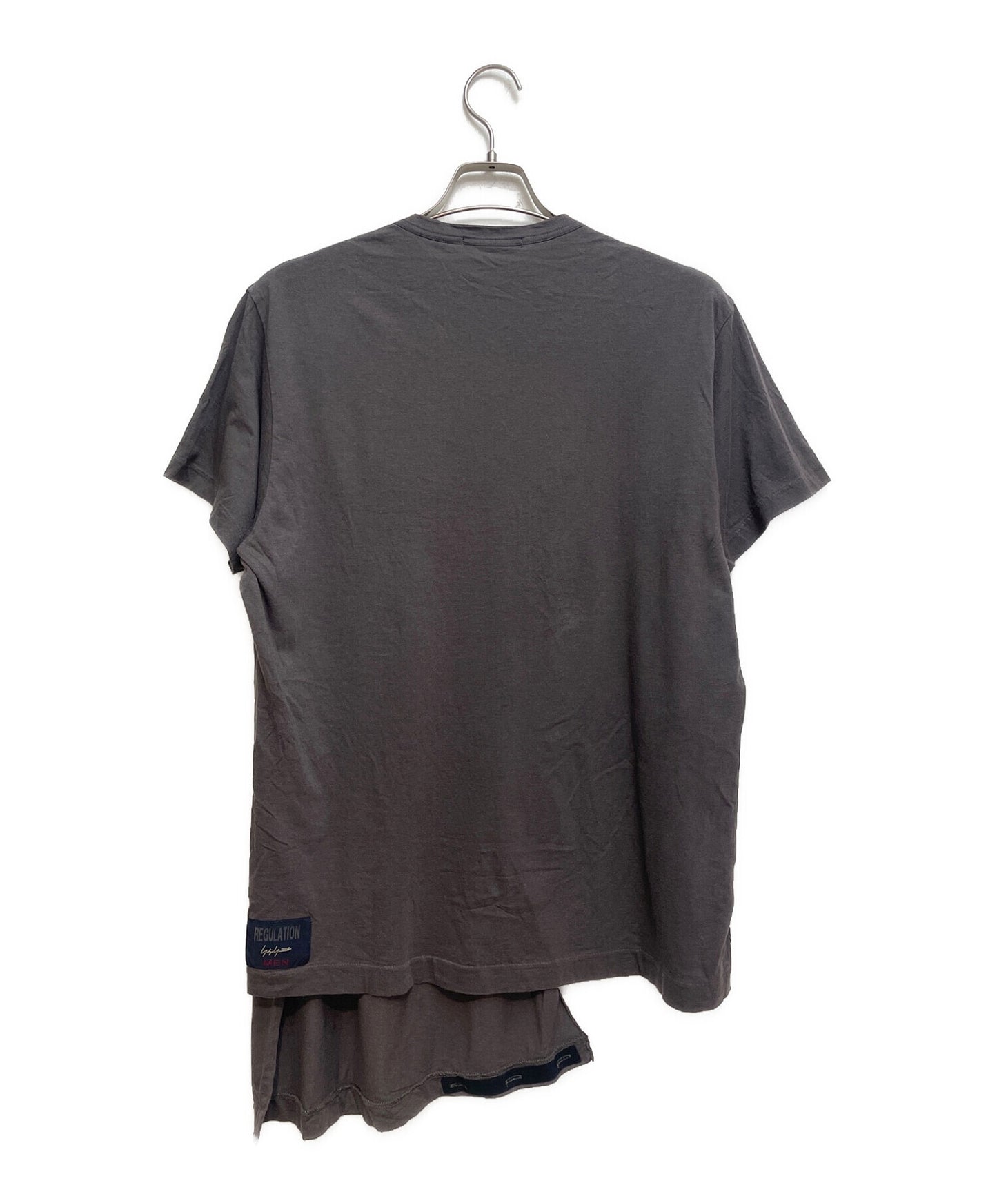 [Pre-owned] REGULATION Yohji Yamamoto Asymmetry T-shirt HW-T55-274