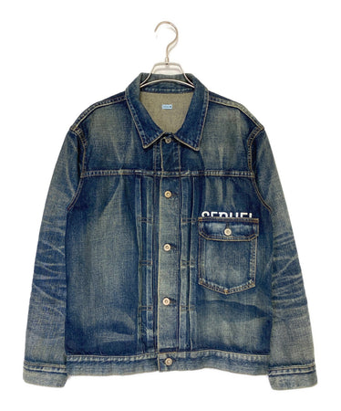 SEQUEL DAMAGE DENIM JACKET SQ-22AW-JK-09