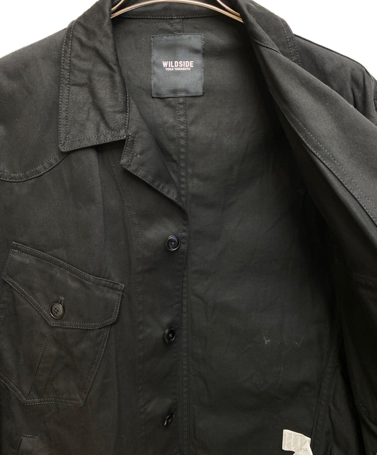 [Pre-owned] WILDSIDE YOHJI YAMAMOTO Cotton Chino 5B Shirt Jacket WE-J10-001