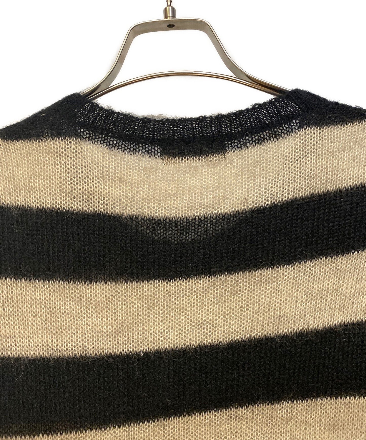 [Pre-owned] Yohji Yamamoto pour homme Layered Mohair Zip Knit HF-K14-181