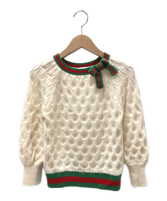 [Pre-owned] GUCCI Sherry ribbon knit 519071