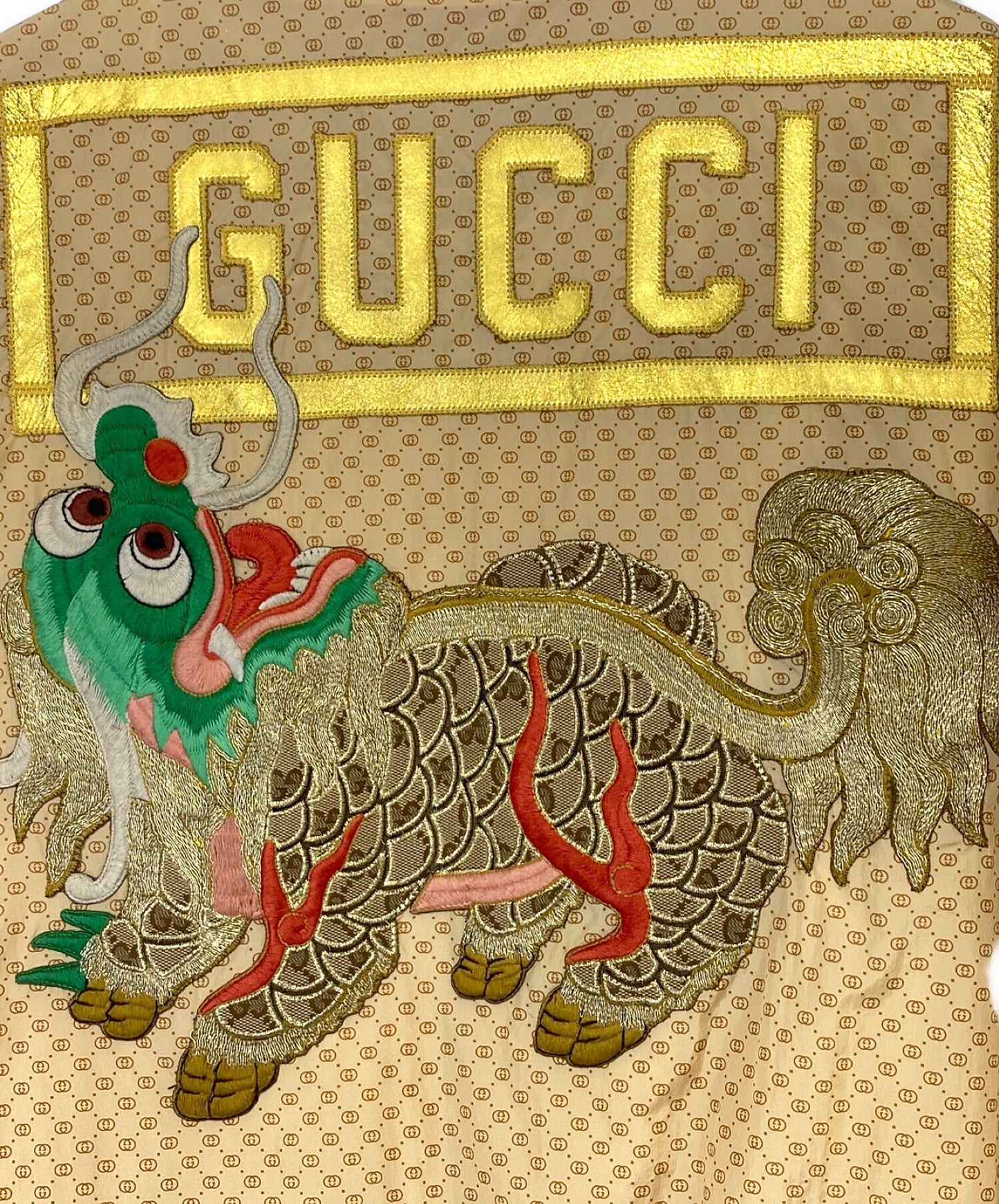 แจ็คเก็ตแทร็กมังกร Gucci 535916 x9z21
