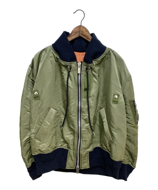 [Pre-owned] sacai MA-1 × MELTON JACKET 19-04714